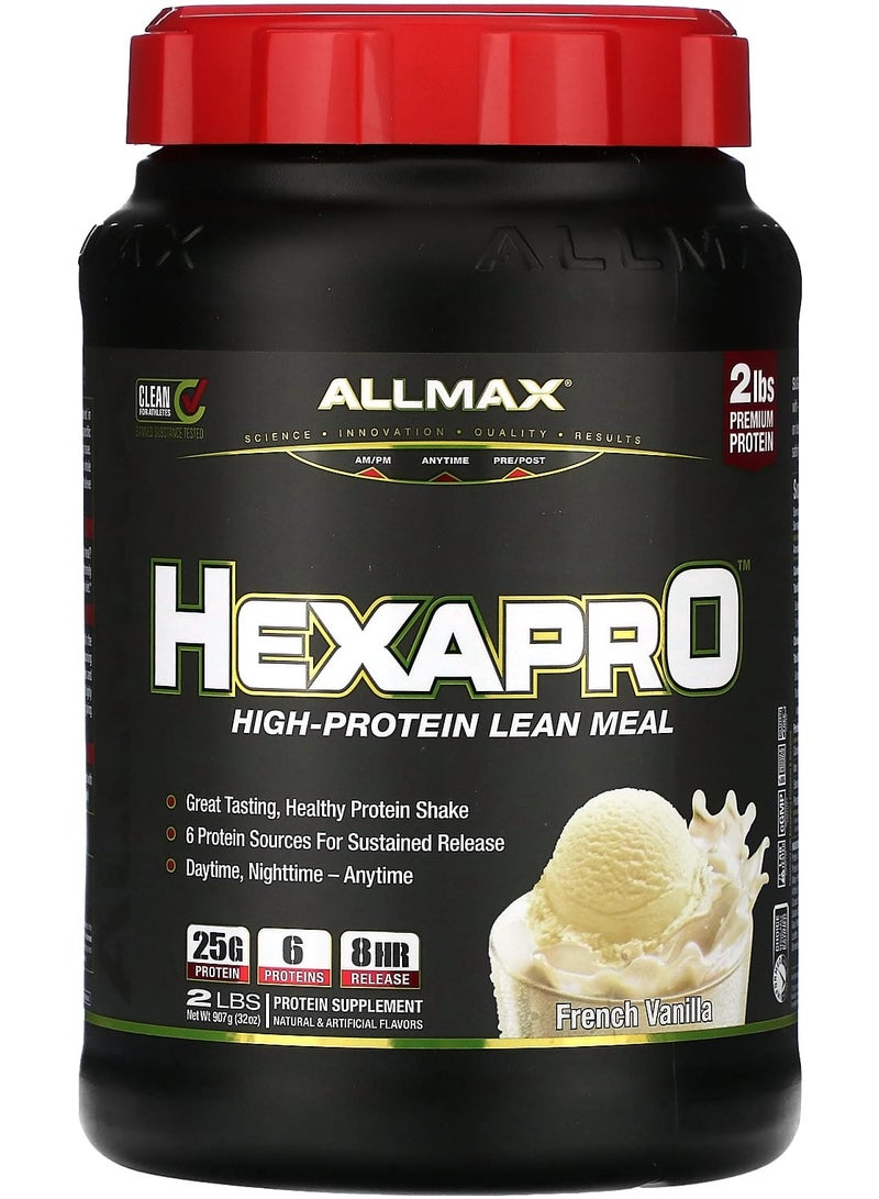 Allmax Hexapro, High-Protein Lean Meal, French Vanilla , 2 lbs (907 g)