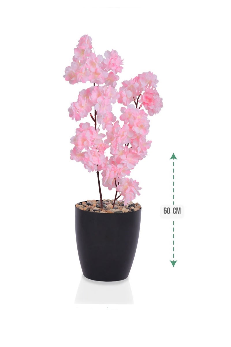 Alrassi Artificial Flower Plant – 60 cm Height with Realistic Design for a Touch of Elegance and Beauty in Your Home Décor - Image 2