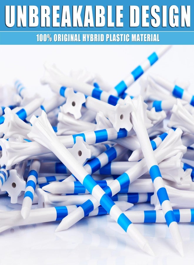 CHAMPKEY PRO 4-Prong Plastic Golf Tees 150 Pack - 70% Ball Contact Reduced for Less Friction and Maximum Distance Performance Golf Tees Plastic (White, 3-1/4") - Image 5