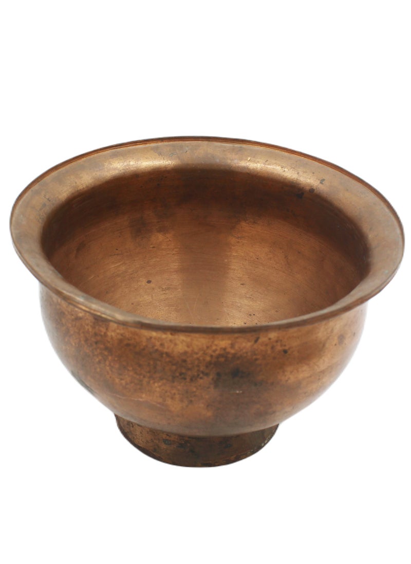 Antique Museum وعاء نحاسي عتيق مصنوع يدويًا من الكشمير  - Image 3