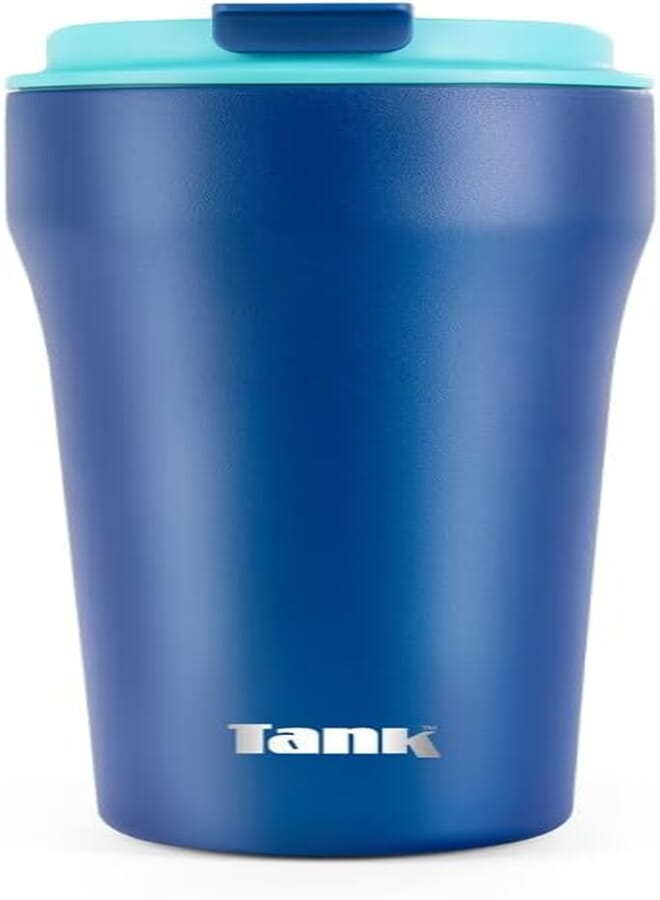 Tank Everyday 480ml Mug Deep Insulated Stainless Steel for Hot Drinks, Leakproof - Midnight Blue