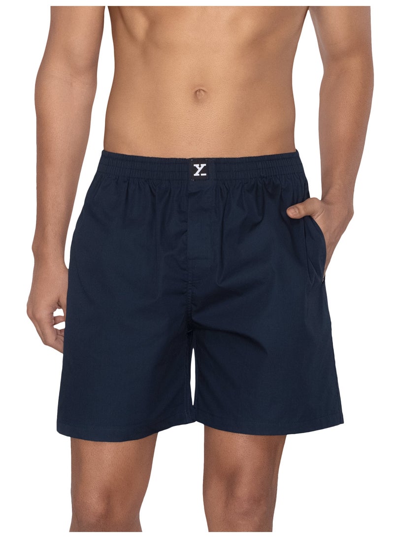 XYXX XYXX Men's Cotton Relaxed Solid Boxer Shorts - Image 1