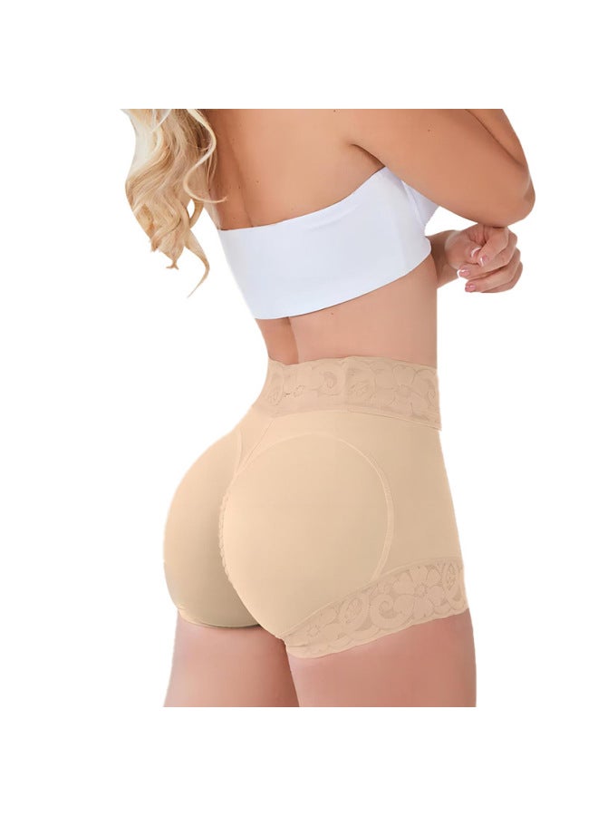 New Body Beauty Series European And American Plus Size Hip-lifting And Abdominal Pants Corset Body-fitting Tight Mid-waist Flat-angle Plastic Waist Pants