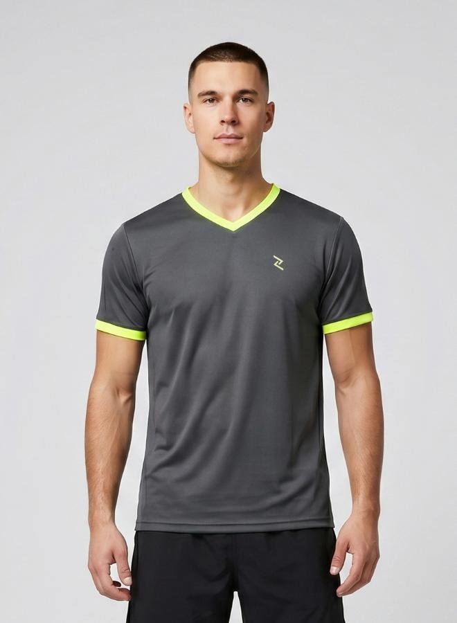 ZAECY Men's V-Neck T-shirt - Image 2