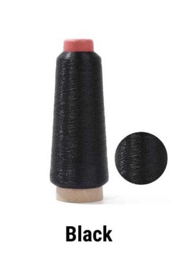 Bhavya Enterprises Metallic Zari Thread for Embroidery, Sewing, and Jewelry Making (Black) - Image 1