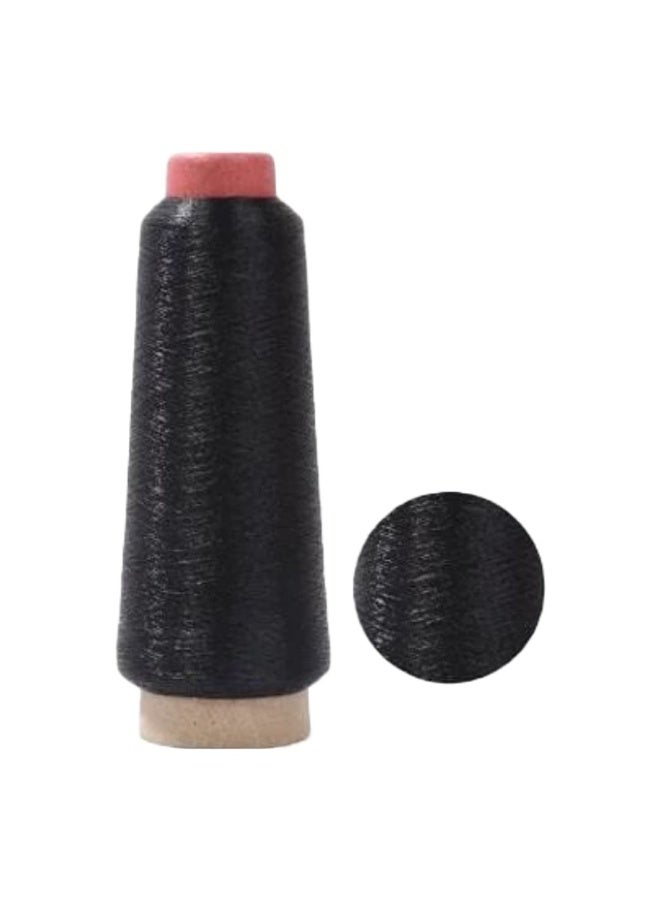 Bhavya Enterprises Metallic Zari Thread for Embroidery, Sewing, and Jewelry Making (Black) - Image 2