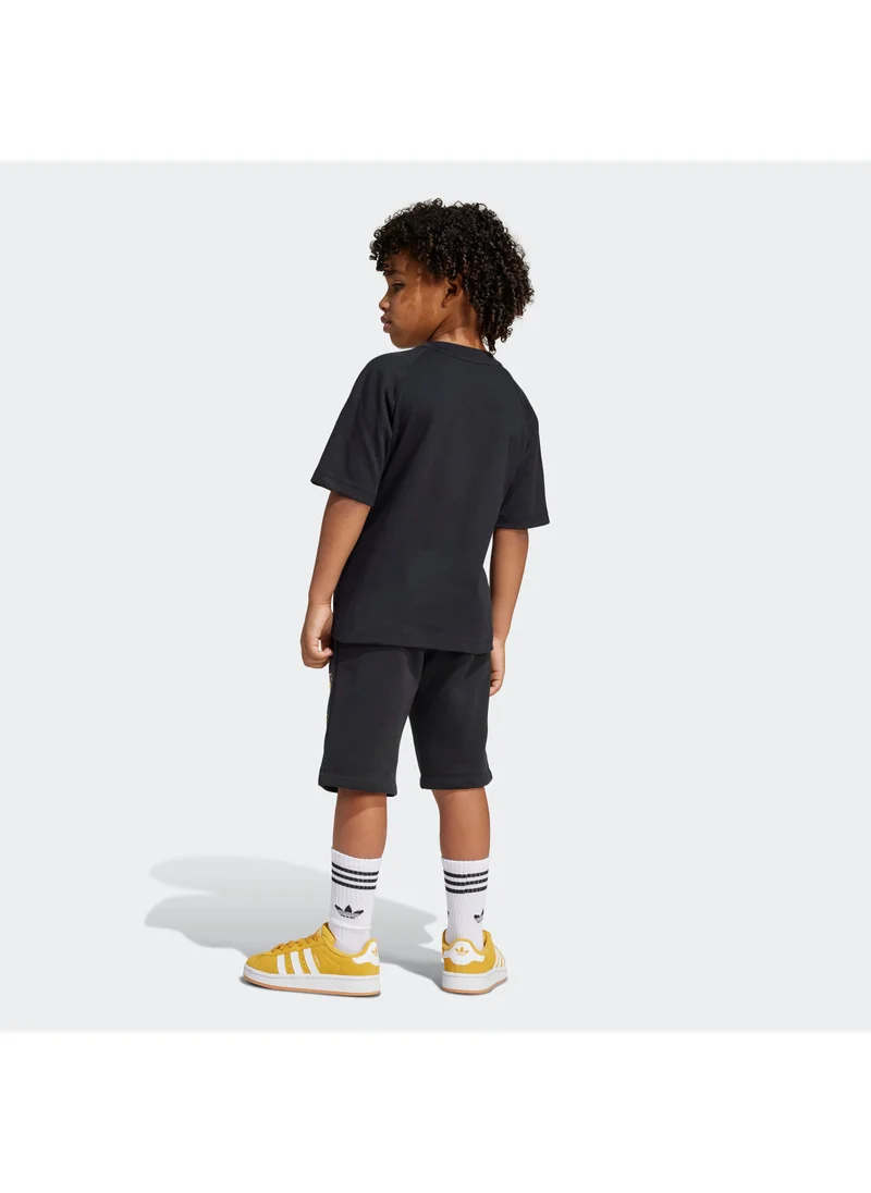 adidas Originals Kids Geometric Print Shorts Set