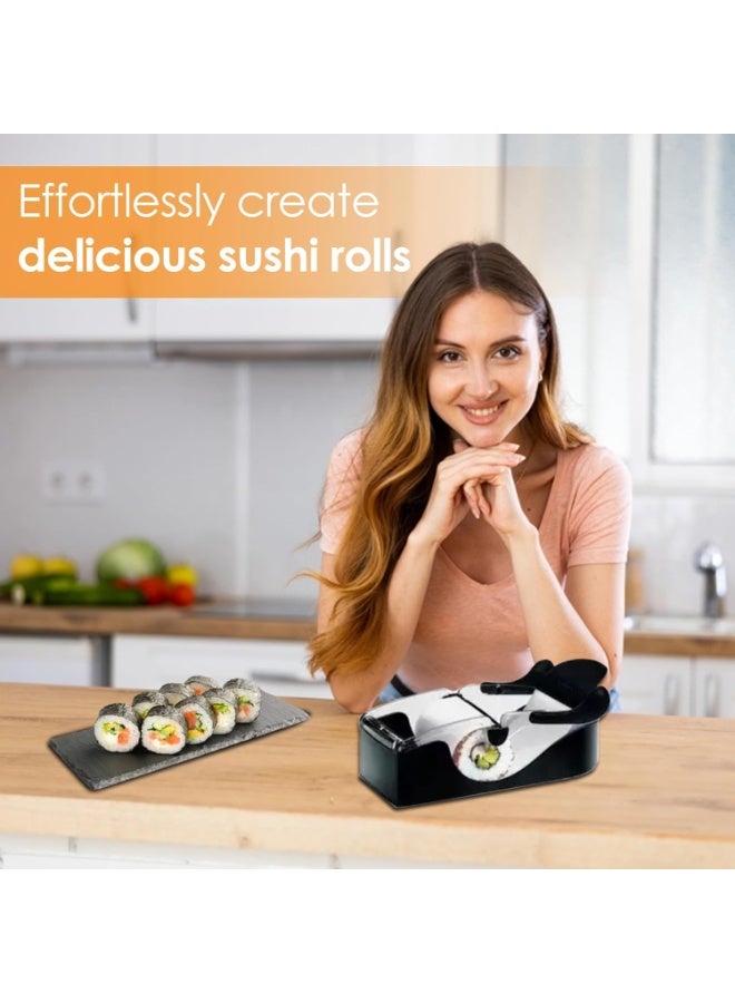 آلة صنع سوشي - بازوكا سوشي - آلة لف السوشي للهواة - قالب لف السوشي - مجموعة صنع سوشي للف سوشي سهل وفعال - Image 2