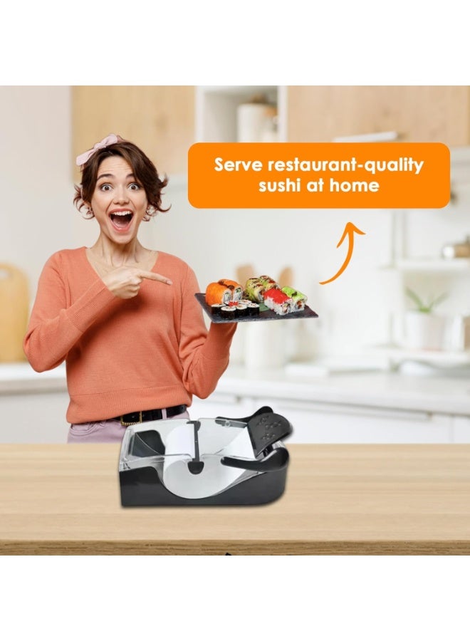 آلة صنع سوشي - بازوكا سوشي - آلة لف السوشي للهواة - قالب لف السوشي - مجموعة صنع سوشي للف سوشي سهل وفعال - Image 5