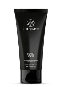 KHADI MEN Khadi Men Beard Wash Clear skin and soft beard, eliminate beard ruff controls frizziness, remove impurities (Beard Wash) 100ml  - Image 1