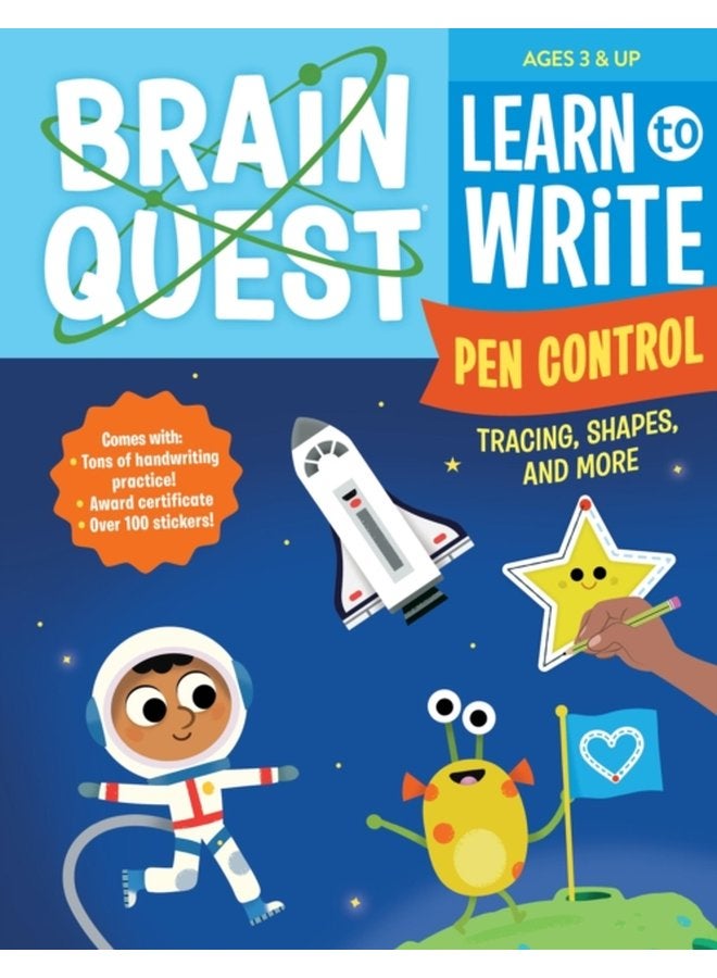 Brain Quest Learn to Write Pen Control Tracing Shapes and More - Paperback