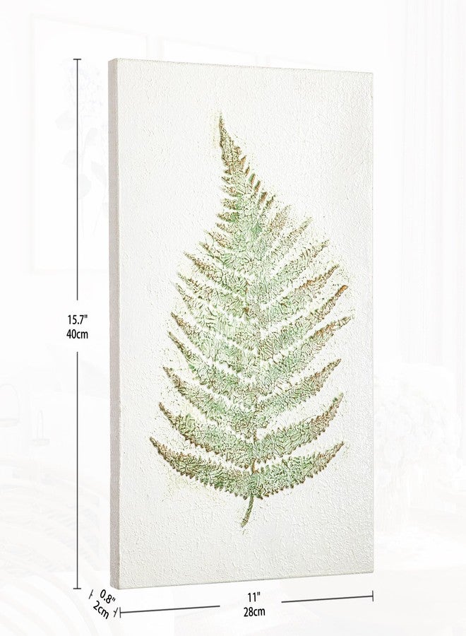 Arborus Metal Fern Wall Art Set of 3: Modern Botanical Nature Painting for Living Room, Bedroom, Office - Image 2