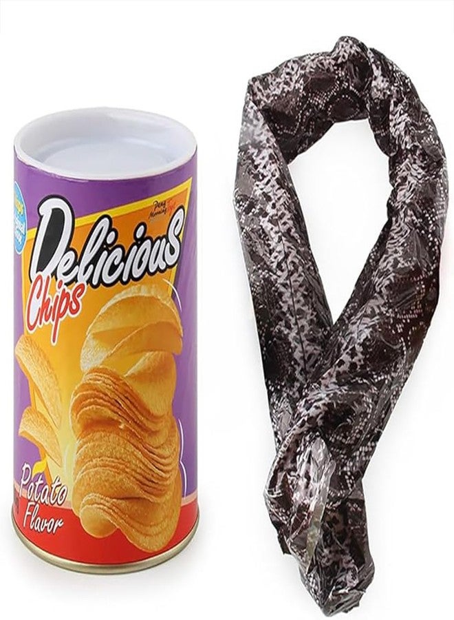 Sujosa Popup Can Prank, Halloween Fools Day Party Magic Trick Joke Gadget Fun Gag Friend Toy (Chips) - Image 1