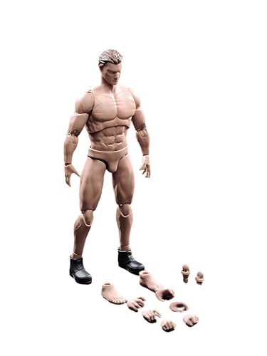 Fremego 112 Scale Action Figure6inch Male Strong Muscular Flexible Miniature Action Figure Body Doll Collection - Image 1