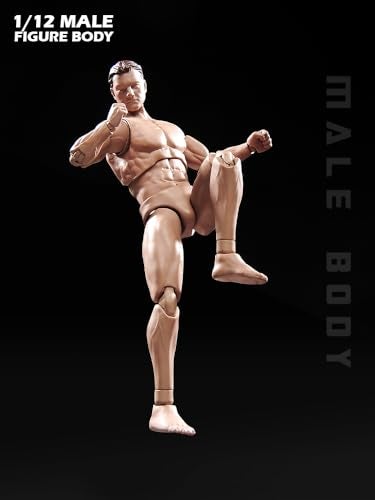 Fremego 112 Scale Action Figure6inch Male Strong Muscular Flexible Miniature Action Figure Body Doll Collection - Image 5
