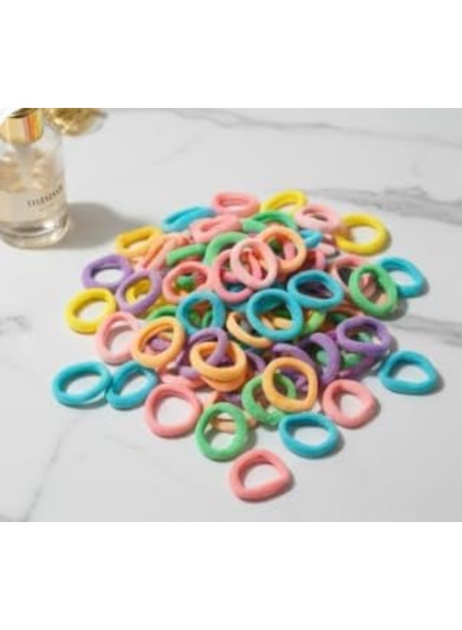 توك حلقات ملونة،هي الحل المثالي لتنظيم وتزيين تسريحات الشعر اليومية توك متعددة الألوان تاتي بكيس 60 قطعه - Image 2