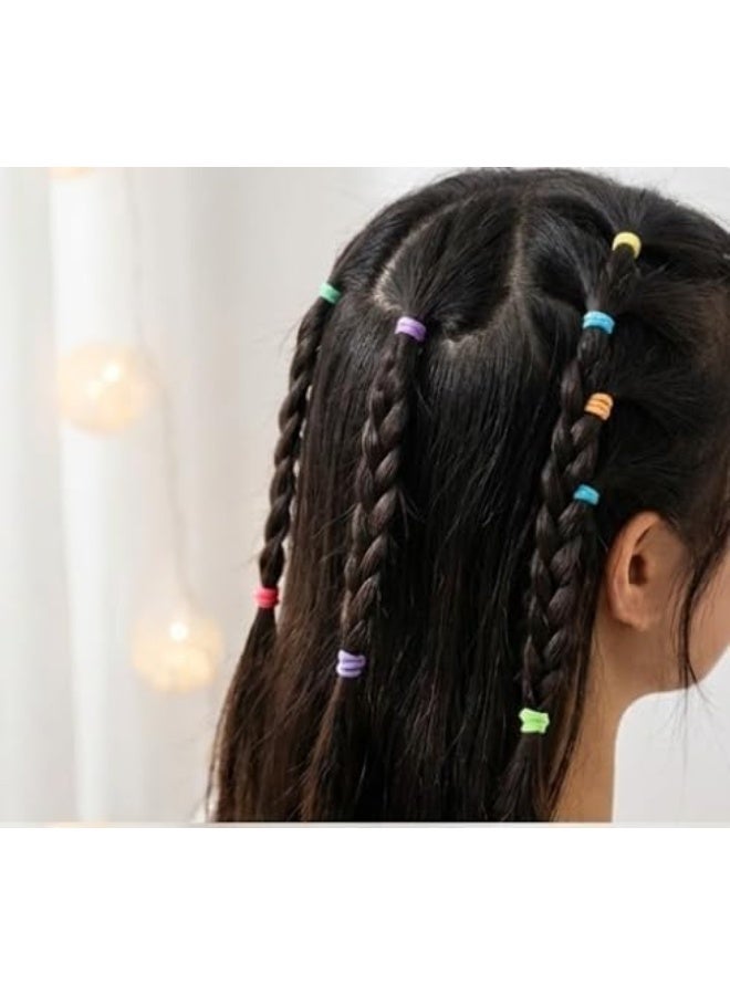 توك حلقات ملونة،هي الحل المثالي لتنظيم وتزيين تسريحات الشعر اليومية توك متعددة الألوان تاتي بكيس 60 قطعه - Image 3