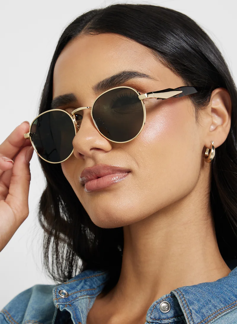 Ginger Round Len Sunglasses