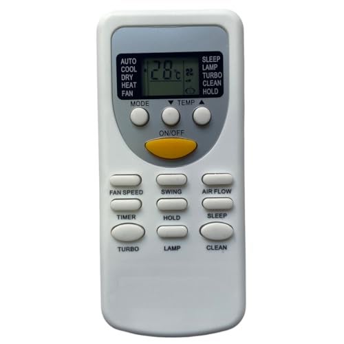 Upix AC Remote No. 49 (No Backlight), Compatible/Replacement for Akai AC Remote Control (Exactly Same Remote Will Only Work) - Image 1