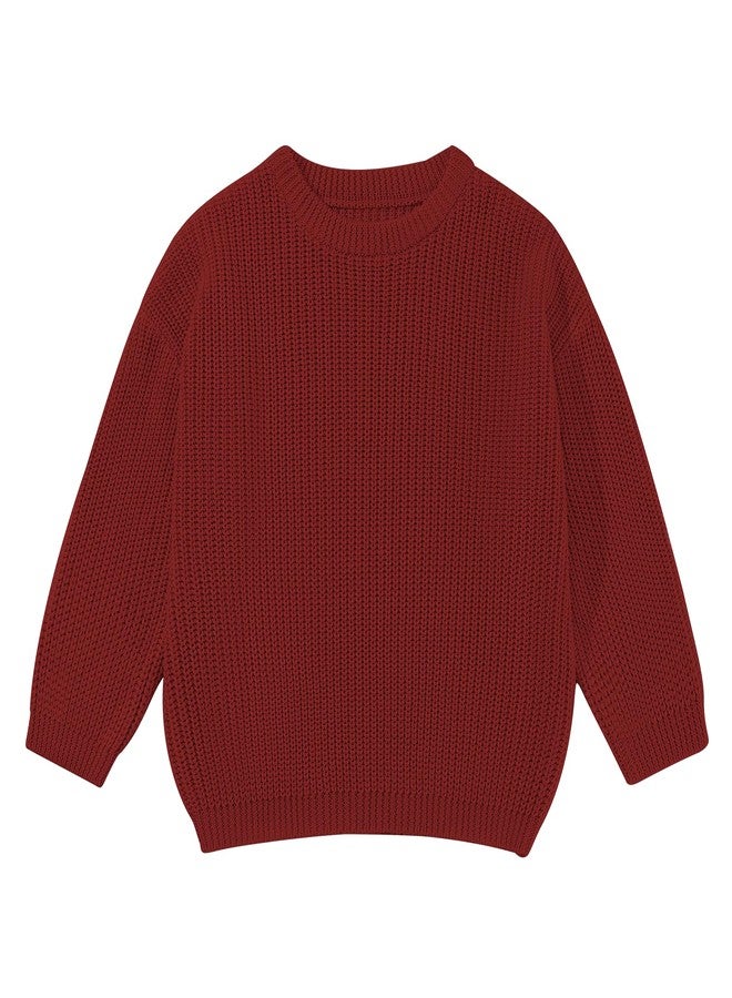 ESHOO Baby Girl Boy Knit Sweater Blouse Toddler Fall Winter Pullover Sweatshirt Warm Crewneck Long Sleeve Tops for Infant Kid - Image 1