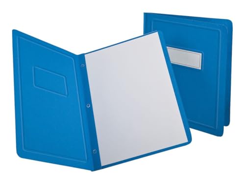 Oxford 52501 Report Cover, 3 Fasteners, Panel and Border Cover, Letter, Light Blue, 25/Box - Image 5