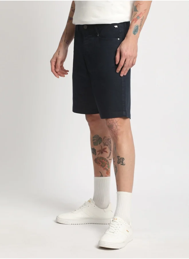 THE BEAR HOUSE The Bear House Cotton Shorts for Men – Comfortable, Breathable, and Stylish with Practical Pockets and Adjustable Waist