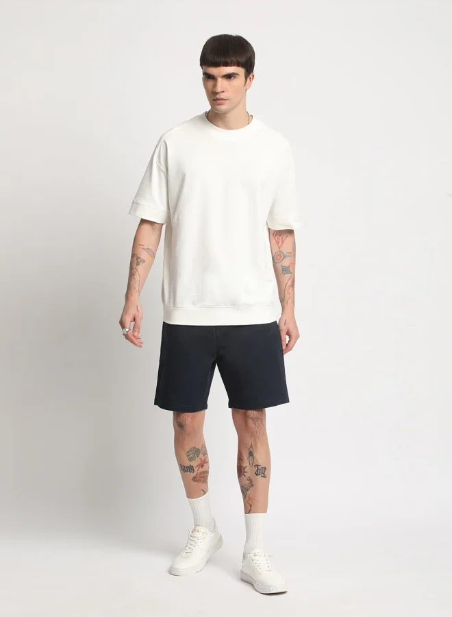 THE BEAR HOUSE The Bear House Cotton Shorts for Men – Comfortable, Breathable, and Stylish with Practical Pockets and Adjustable Waist
