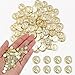 HOMICO 100 Pieces Miniature Coins for Crafts Dollhouse Tiny Fake Gold Coins for Dollhouse Fairy Garden Micro Landscaping - Image 2