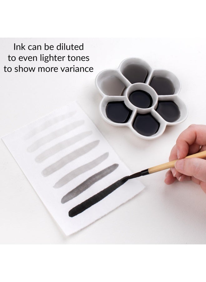 Yasutomo Sumi Ink 6Oz Blk  - Image 3