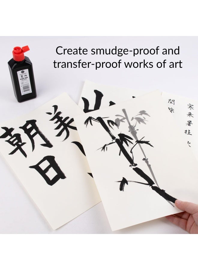 Yasutomo Sumi Ink 6Oz Blk  - Image 2