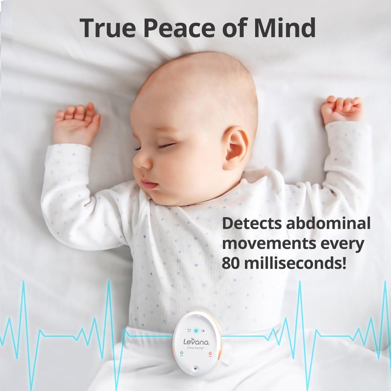 Levana Oma Sense Portable Baby Breathing Movement Monitor with Vibrations and Audible Alerts Designed to Stimulate Baby and Alert Parents - Image 3