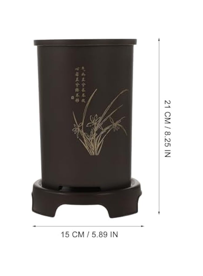 Generic 1 Set Orchid Pot Aloe Plant Spring Decorative Succulent Pot Nursery Planter Pot Cactus Planter Outdoor Indoor Plant Pots Orchid Planting Holder Imitation Ceramic Potted Plant Resin - Image 2