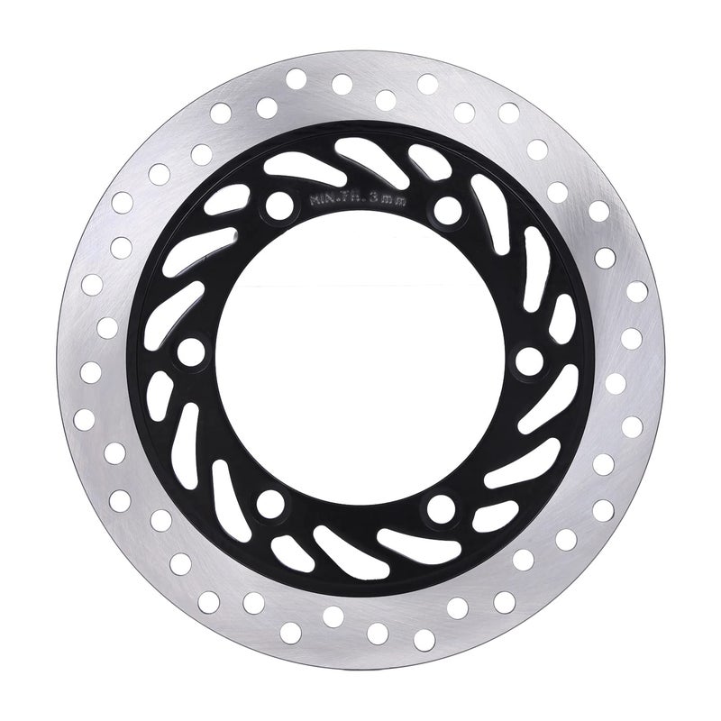 Front Brake Disc Plate Compatible For Honda Unicorn (Black)/Shine/Shine New/Shine SP/Dazzler & Hero Super Splendor/Glamour/Hunk/CBZ Xtreme/Achiver/Passion Pro/Passion X Pro/Xpulse 200T