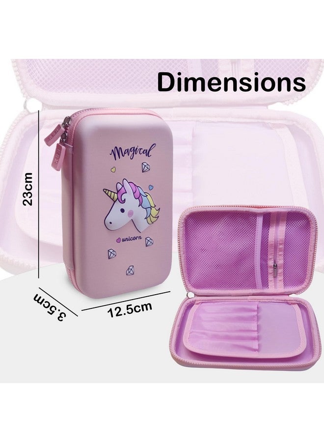 FunBlast Pencil Case Kids, Kids Pencil Pouch, Unicorn Pouch Girls, Pencil Pouches Kids, Pencil Box Kids, Pencil Case Organizer Girls, Return Gifts Kids - Ethylene Vinyl Acetate (EVA), Multicolor - Image 2