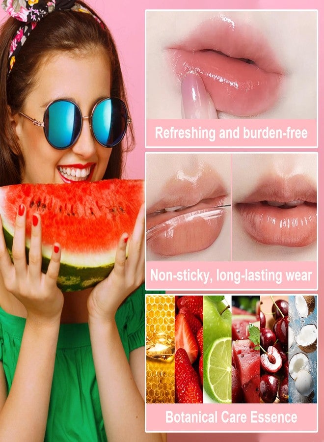 Scarman 6 PCS Bee Lip Balm Honey Pot, Propolis Lip Mask Overnight, Moisturizing Hydrating Lip Sleeping Mask Prevention Dry and Cracked, Reduce Lip Lines (Strawberry&Watermelon&Honey&Cherry&Coconut&Apple Lime) - Image 2