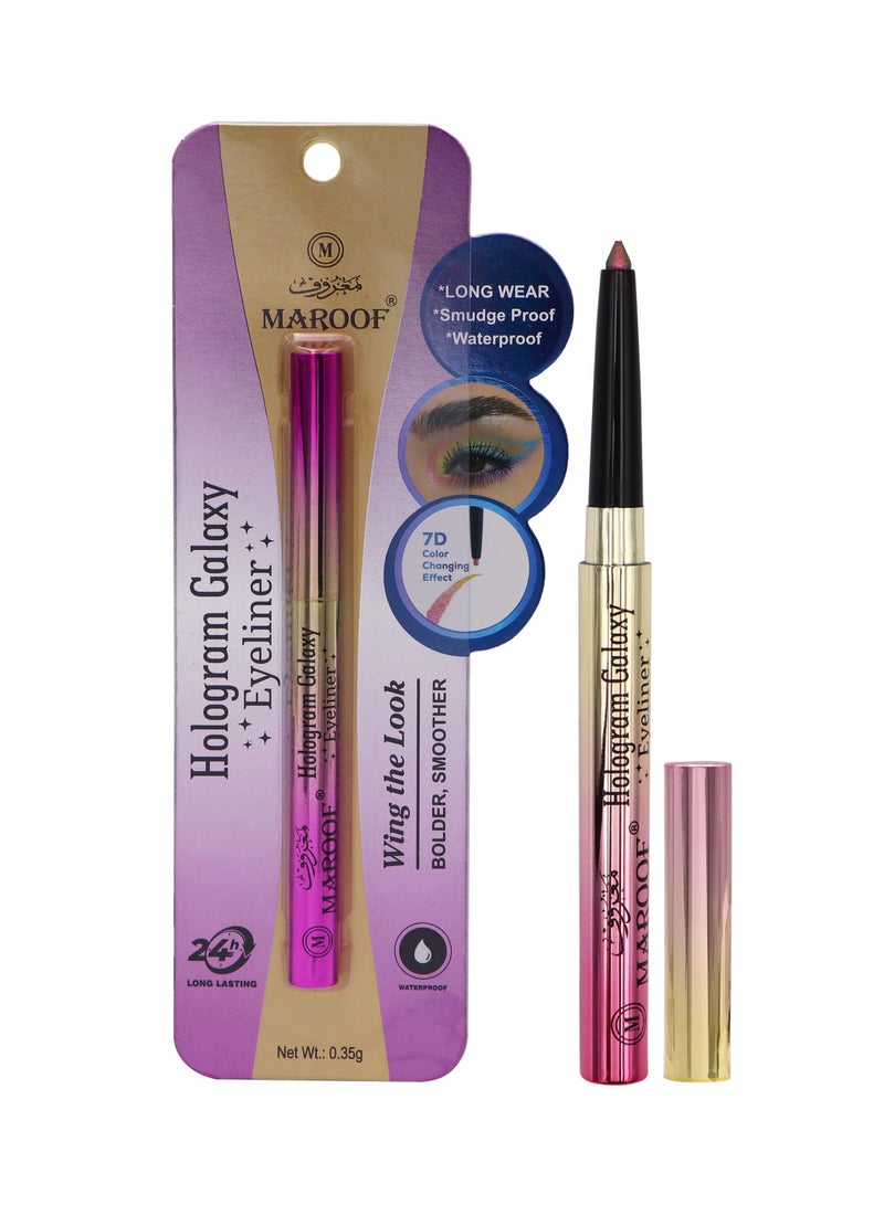 MAROOF Hologram Galaxy 24-Hour Long Lasting Eyeliner 0.35g - 05 Exotic - Image 1