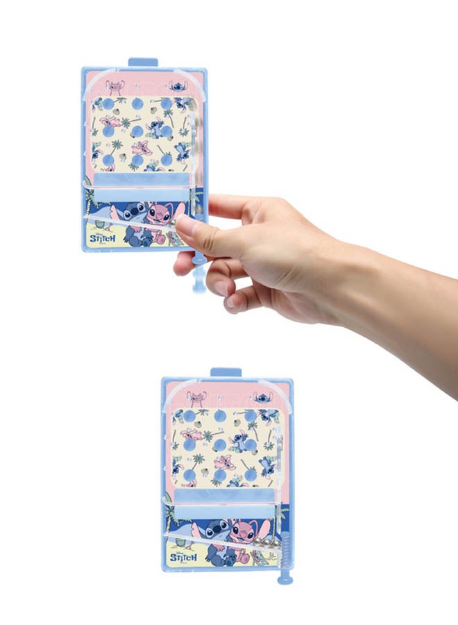 Disney Stitch Pingball Classic Retro Handheld Arcade Toy, Pinball Small Travel Game For Kids, Non-Electronic Games for Great Gifts And Party Favors. - Image 1