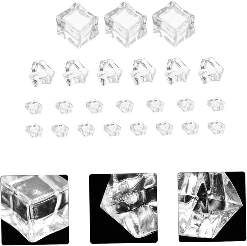 Alipis 96 Pcs Realistic Fake Ice Props For Home Bar Decoration Photography Events And Fish Tank Decor 2 Pack - Image 5
