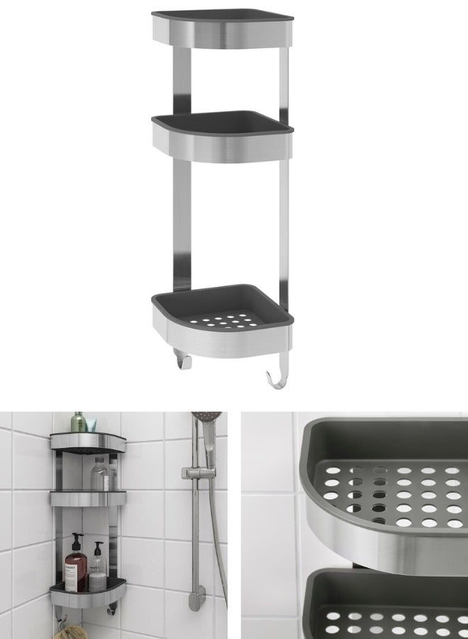 أيكيا وحدة رفوف حائط زاوية, ستينلس ستيل, ‎19x58 سم‏ - Image 1