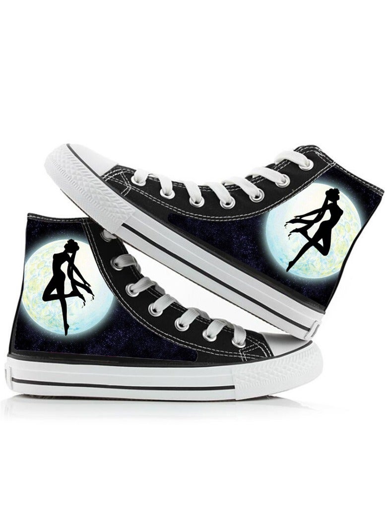 Unisex Top Canvas Shoes – Stylish Couple Sneakers for Casual & Cosplay - Image 1