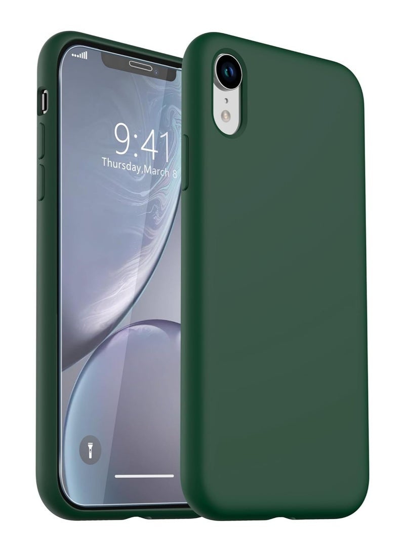 LEDIN Silicone Case for iPhone XS Max Silky Soft Touch Full Body Protective Phone Case Shockproof Cover with Microfiber Lining - Image 5