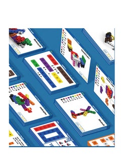 Generic Set of 100pcs education math cubes math manipulatives magic linking block assembly and inserting toys for children early education school classroom supplies  - Image 5
