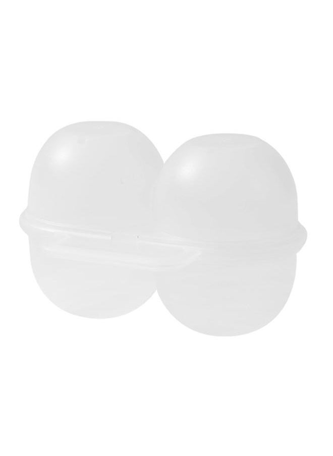 Thoraya Portable Egg Storage Box Shockproof 2 Egg Carrier Container Case for Outdoor Camping Hiking  - Image 1