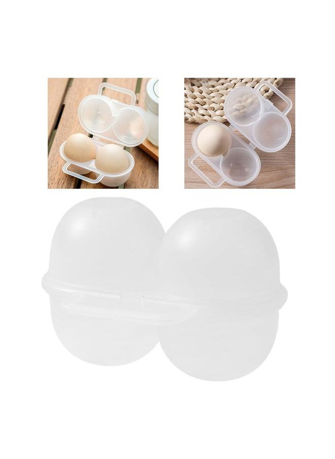 Thoraya Portable Egg Storage Box Shockproof 2 Egg Carrier Container Case for Outdoor Camping Hiking  - Image 5