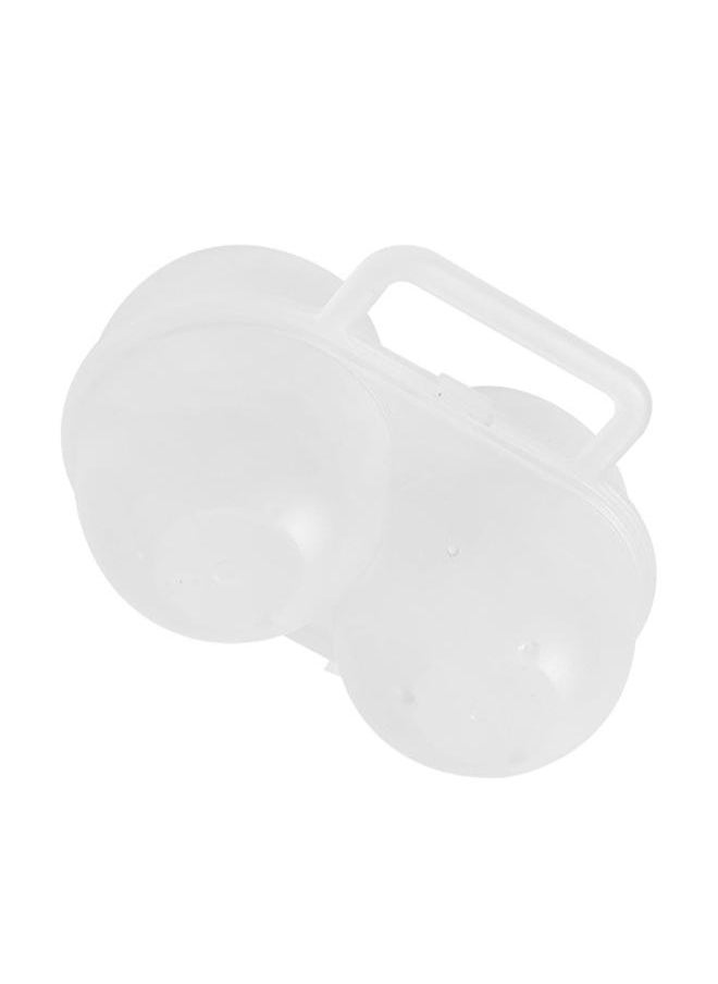 Thoraya Portable Egg Storage Box Shockproof 2 Egg Carrier Container Case for Outdoor Camping Hiking  - Image 2