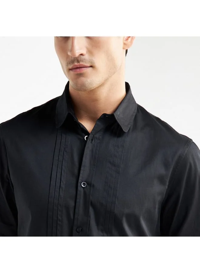 Splash FAV Pleated Front Dress Shirt