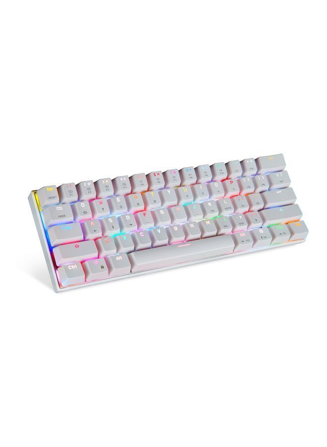 NIBEMINENT Wired Mechanical Keyboard White - Image 2