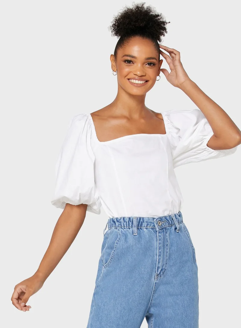 FOREVER 21 Puff Sleeve Top
