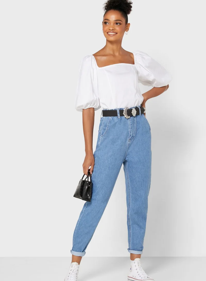 FOREVER 21 Puff Sleeve Top