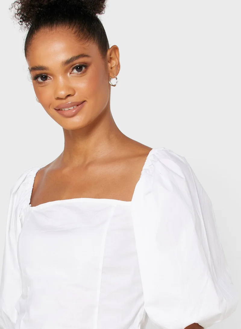 FOREVER 21 Puff Sleeve Top